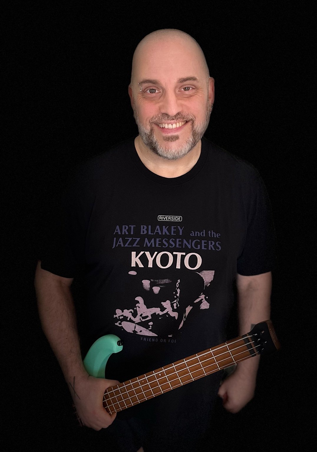 Alan Goldsher with bass